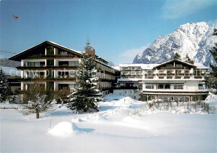 Oberstdorf Kneippkurhaus Christl. Hospiz Sanatorium Hallenbad Winter Schnee