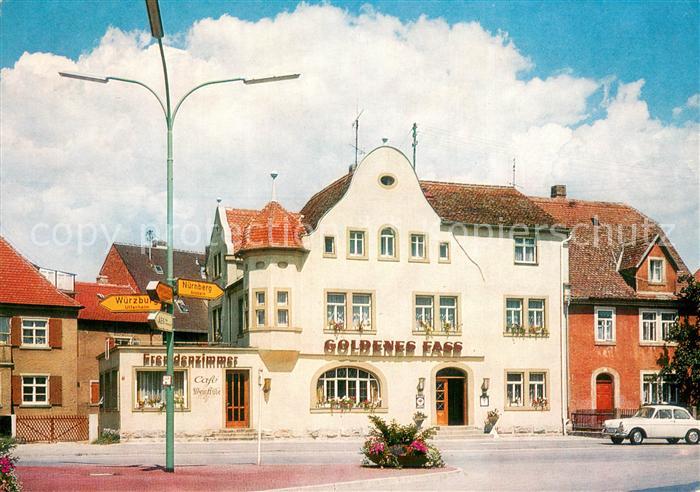 Rothenburg Tauber Goldenes Fass Aussenansicht