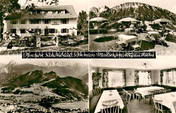 Pfronten Ostallgaeu Bayern Pension Schoenblick Aussicht