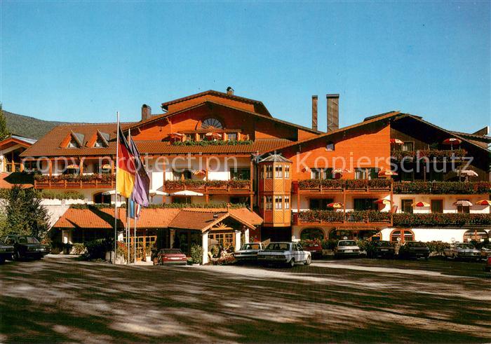 Rimbach Bayrischer Wald Hotel Bayerischer Hof Aussenansicht Parkplatz
