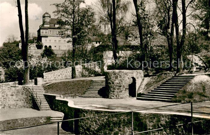 WETZLAR Lahn Hessen Freilichtbuehne im Rosengaertchen und Minneburg