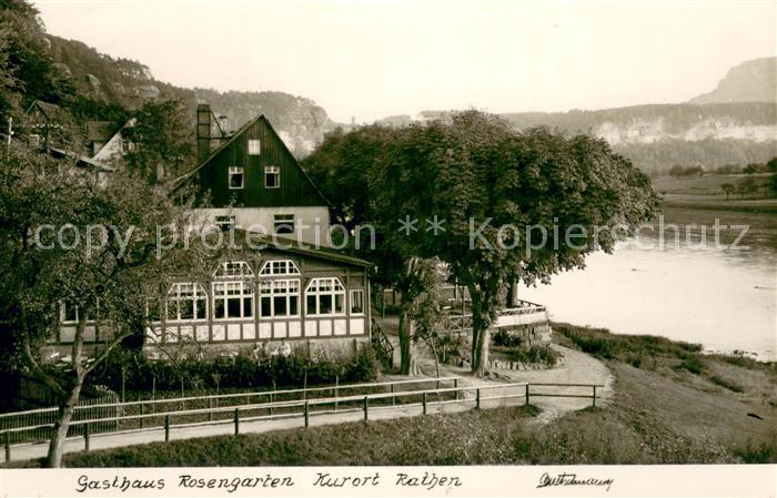 Rathen Saechsische Schweiz Gasthaus Rosengarten