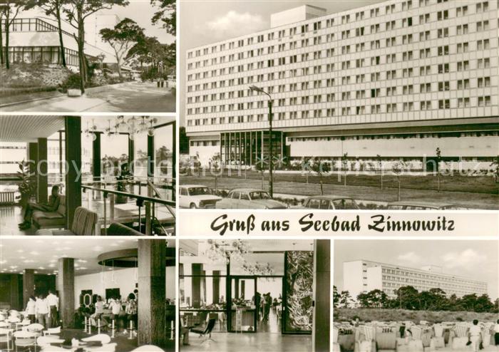 Zinnowitz Ostseebad FDGB Feriendienst IG Wismut Zinnowitz Erholungsheim Roter Ok