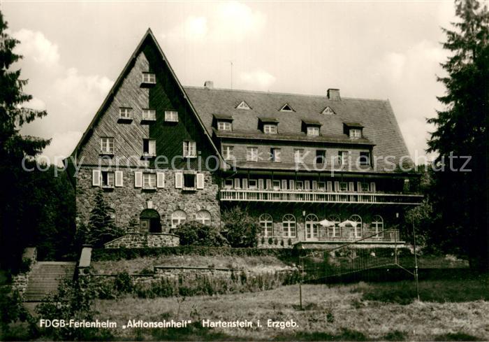 Hartenstein Zwickau FDGB Ferienheim Aktionseinheit