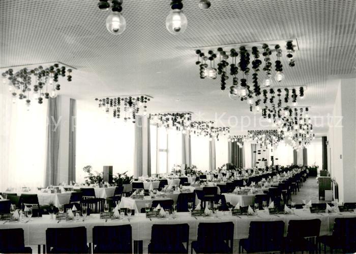 Oberwiesenthal Erzgebirge FDGB Erholungsheim Am Fichtelberg Speisesaal