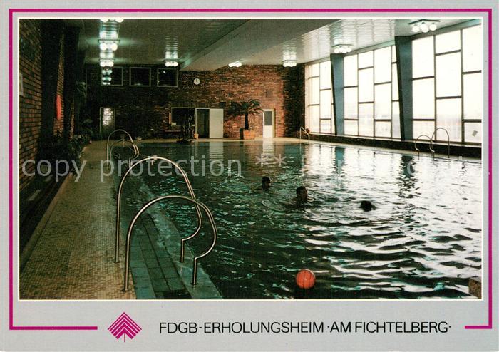 Oberwiesenthal Erzgebirge FDGB Erholungsheim am Fichtelberg Hallenbad