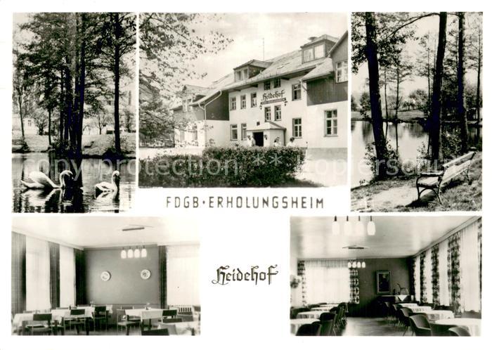 Weinboehla FDGB Erholungsheim Heidehof Gastraeume