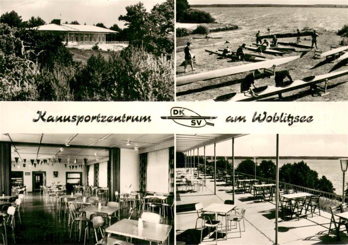 Wesenberg Mecklenburg Kanusportzentrum am Woblitzsee Gastraum Terrasse