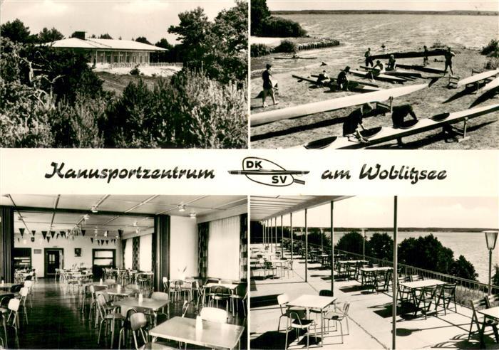 Wesenberg Mecklenburg Kanusportzentrum am Woblitzsee Gastraum Terrasse
