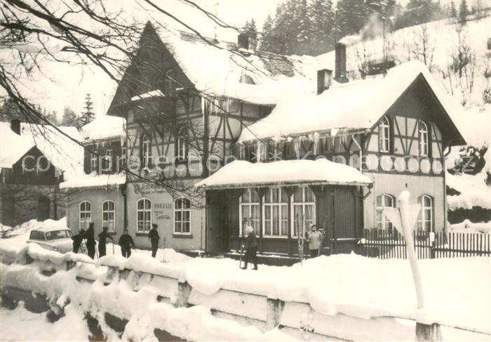 Blauenthal Erzgebirge Betriebsferienheim Forelle des VEB Nahrungsmittelkombinat