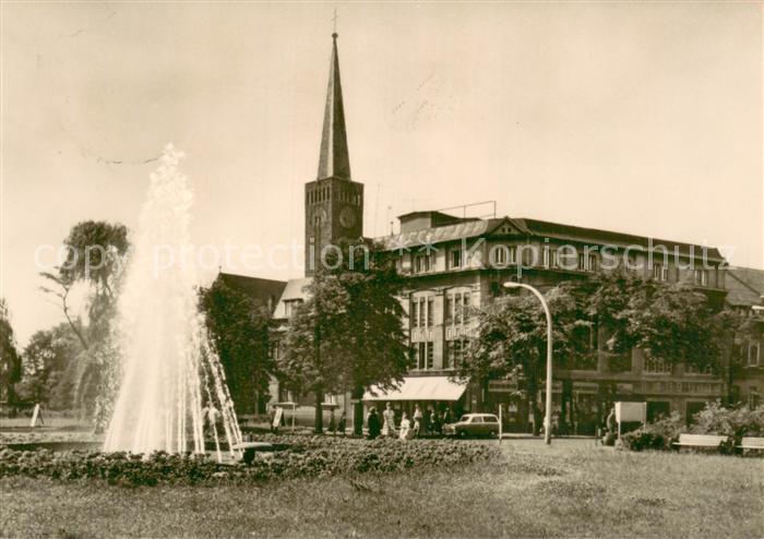 Bitterfeld Sachsen-Anhalt Walther Rathenau Strasse Fontaene