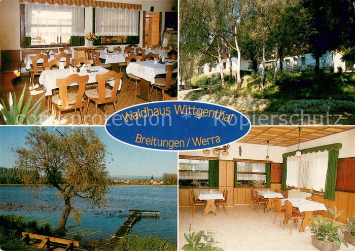 Breitungen Werra Waldhaus Wittgenthal Gastraeume Freiterrassen Zimmer