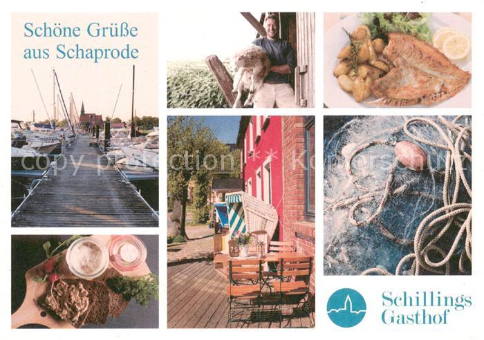 Schaprode Bootshafen Schillings Gasthof Details