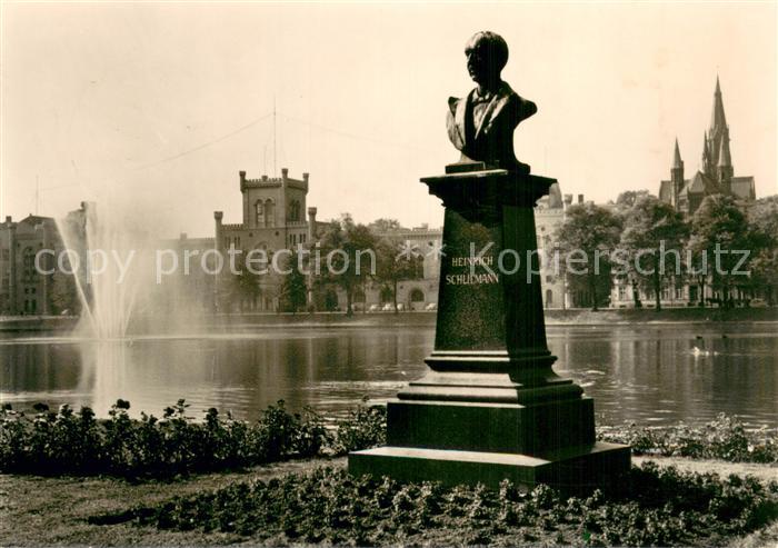 Schwerin  Mecklenburg Am Pfaffenteich