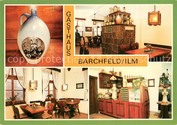 Barchfeld Ilm Gasthaus Barchfeld Kachelofen Zimmer Theke