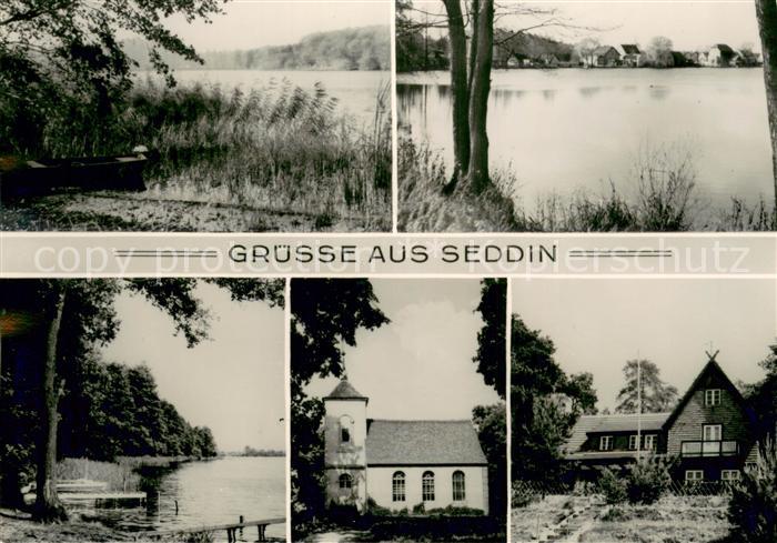 Seddin-See Seddinsee Seepartien Kirche Gaststaette