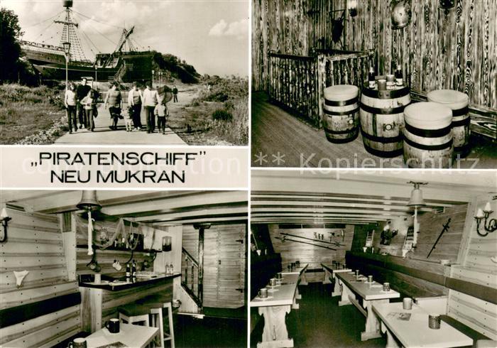 Sassnitz Ostseebad Ruegen Piratenschiff Neu Mukran Bar Gastraum Faesser
