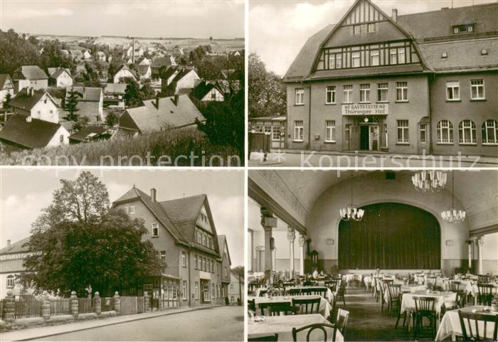 Weissenborn Bad Klosterlausnitz HO Gaststaette und FDGB Vertragsheim Thueringer