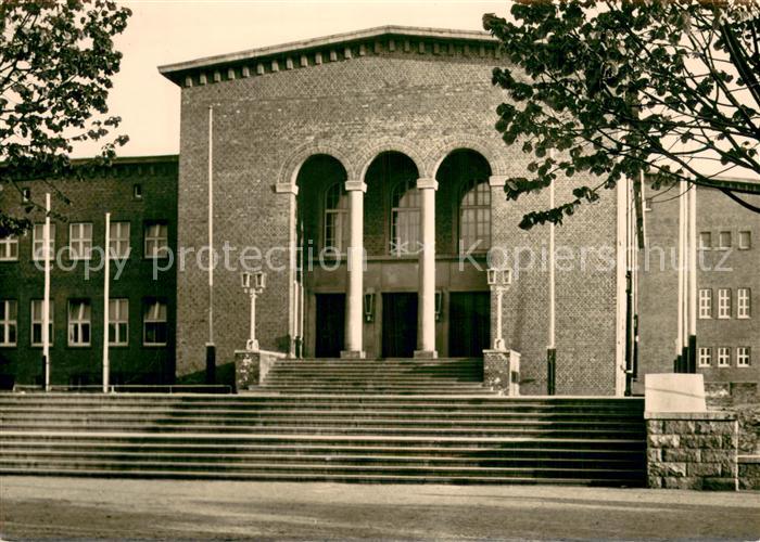 ROSTOCK  CITY Schwimmhalle Neptun Aussenansicht