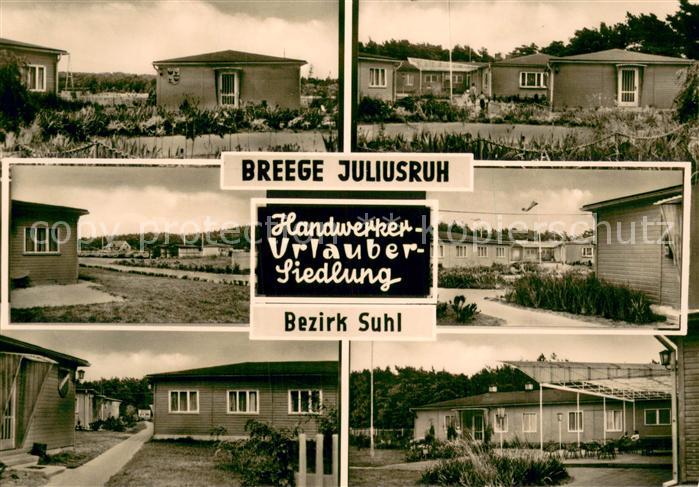 Suhl Thueringer Wald Breege Juliusruh Handwerker Urlauber Siedlung