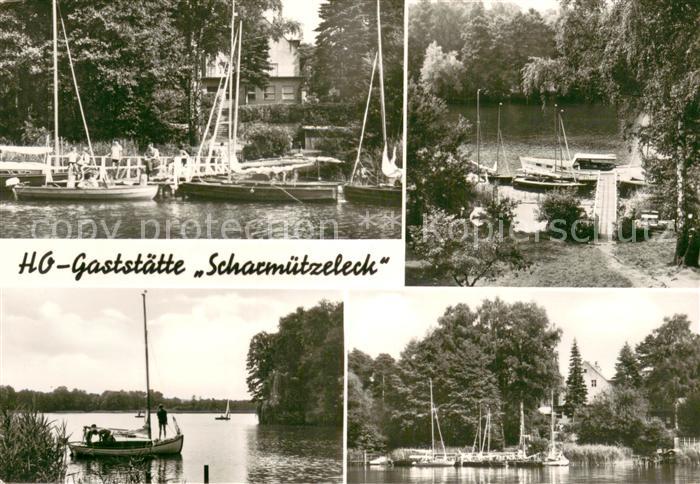 Wendisch Rietz HO Gaststaette Scharmuetzeleck Seepartien Bootsliegeplaetze