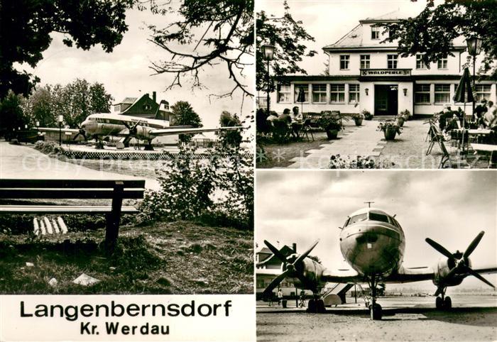 Langenbernsdorf Konsum Gaststaette Waldperle mit IL 14