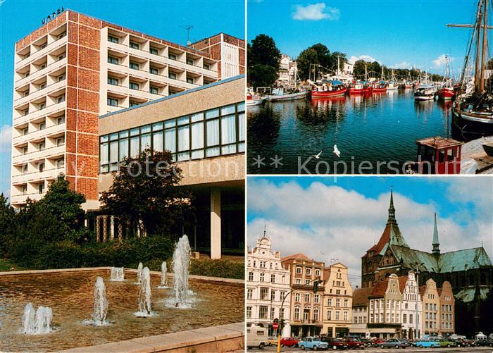 ROSTOCK CITY Radisson Hotel Rostock Hafen Wasserspiele Marktplatz