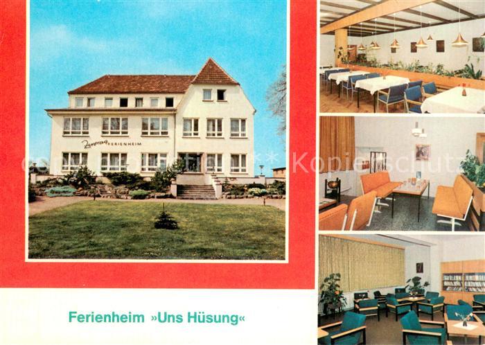 Boltenhagen Ostseebad Ferienheim Uns Huesung Speisesaal Kantine Klubraum