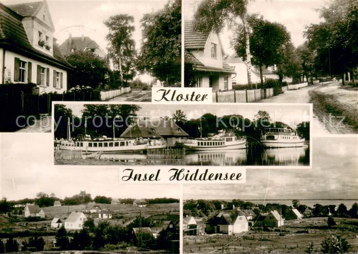 Insel Hiddensee Kloster Hiddensee Panorama Faehren