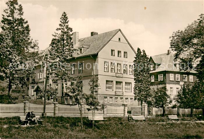 Schierke Harz FDGB Erholungsheim August Bebel und Olympia