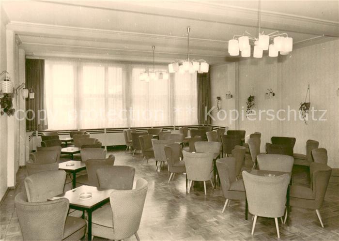 Oberhof Thueringen FDGB Erholungsheim Klubraum