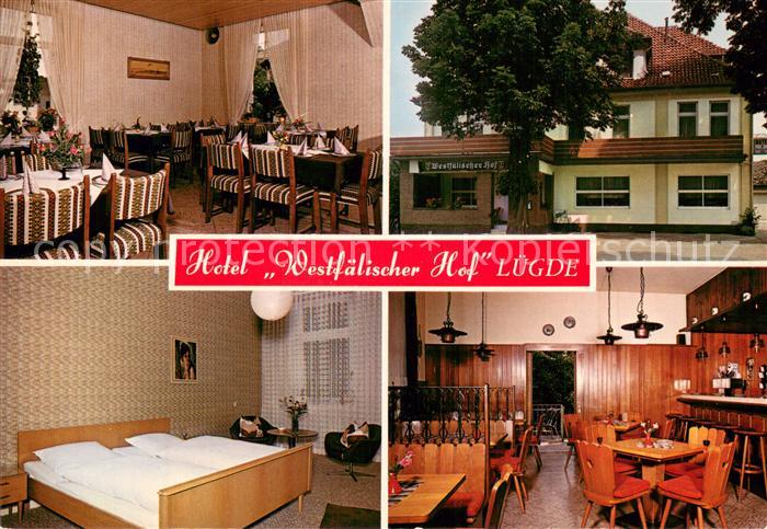 Luegde Hotel Westfaelischer Hof Gastraeume Zimmer