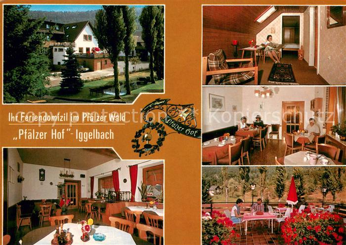 Iggelbach Hotel Gasthof Pfaelzer Hof Gastraeume Terrasse