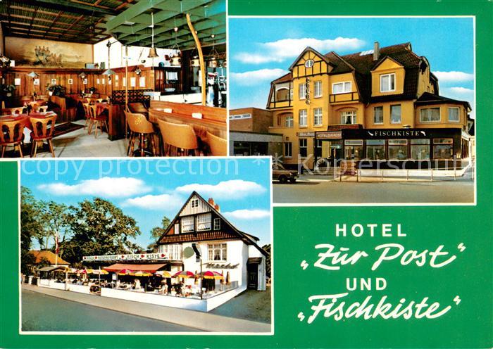 Timmendorfer Strand Hotel Zur Post und Fischrestaurant Fischkiste Gastraum Bar T