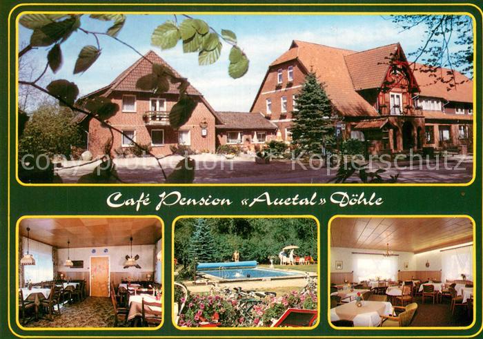 Doehle Cafe Pension Auetal Gastraeume Schwimmbad
