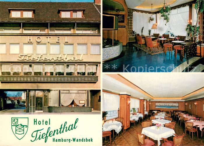 Wandsbek Hotel Tiefenthal Gaststube Speisesaal