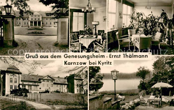 Karnzow Genesungsheim Ernst Thaelmann Innen- und Aussenansichten