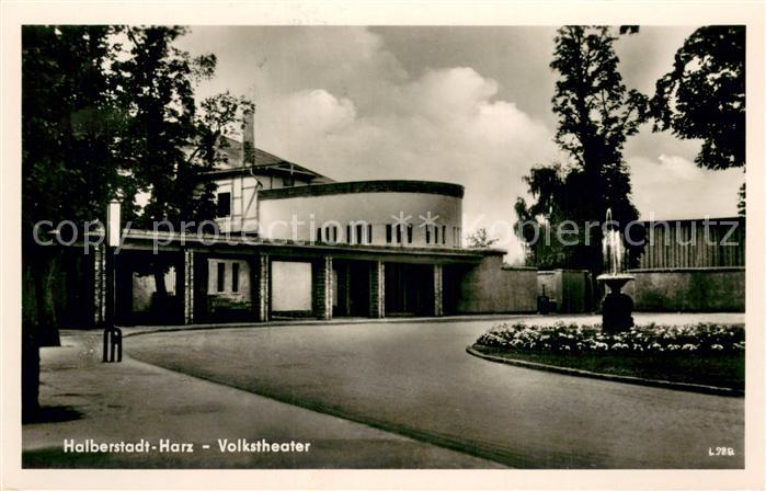 Halberstadt Volkstheater Aussenansicht
