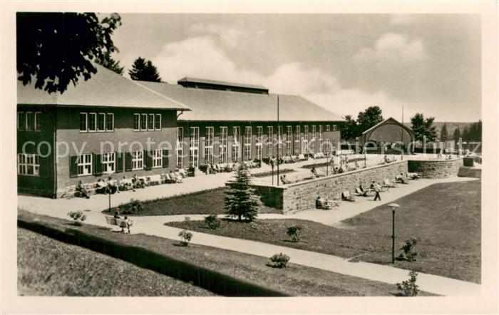 Oberhof Thueringen Haus der Freundschaft Aussenansicht