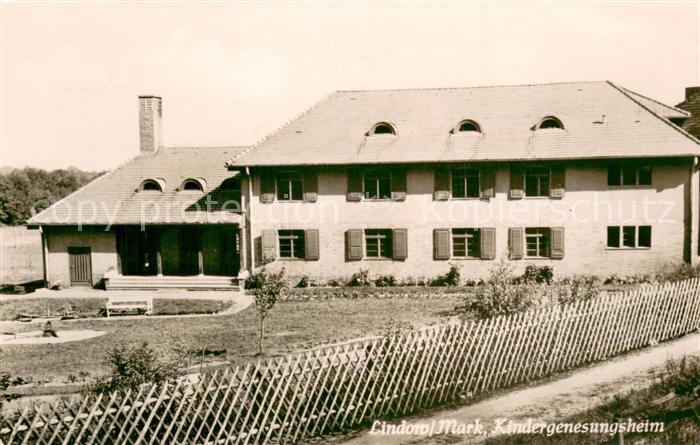 Lindow Mark Kindergenesungsheim Aussenansicht