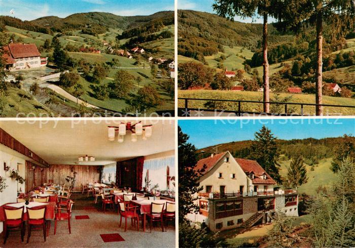 Endenburg Teilansicht m. Gaststaette und Wegbeschreibung