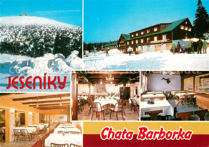 Jeseniky CZ Chata Barborka im Schnee