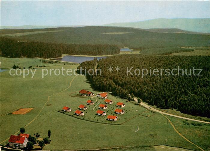 Buntenbock Fliegeraufnahme Harzerland Ferienhaeuser