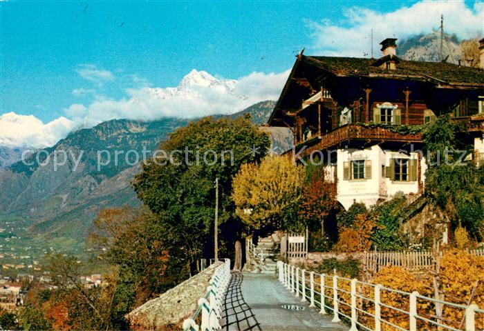 Meran Merano Pension Saxifraga und Tappeinerweg
