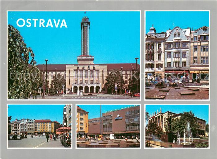 Ostrava Maehrisch Ostrau Zetrum Teilansichten