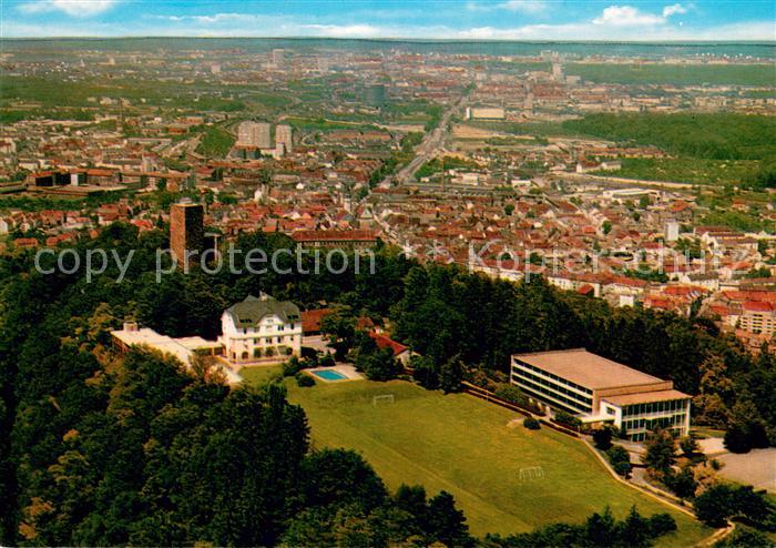 Karlsruhe Baden Fliegeraufnahme Sportschule Schoeneck