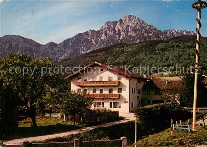 Aufham Anger Pension Merkur Aussenansicht