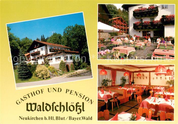 Neukirchen Heilig Blut Gasthof-Pension Waldschloessl Teilansichten Innen u. Auss