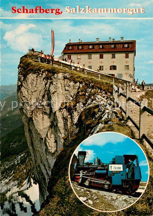 Schafberg 1783m Salzkammergut Schafberg-Gipfel m. Berghotel Schafbergspitze u. a