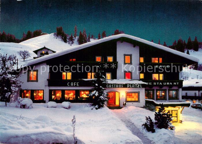 Auffach Restaurant-Cafe Patzl Aussenansicht im Schnee